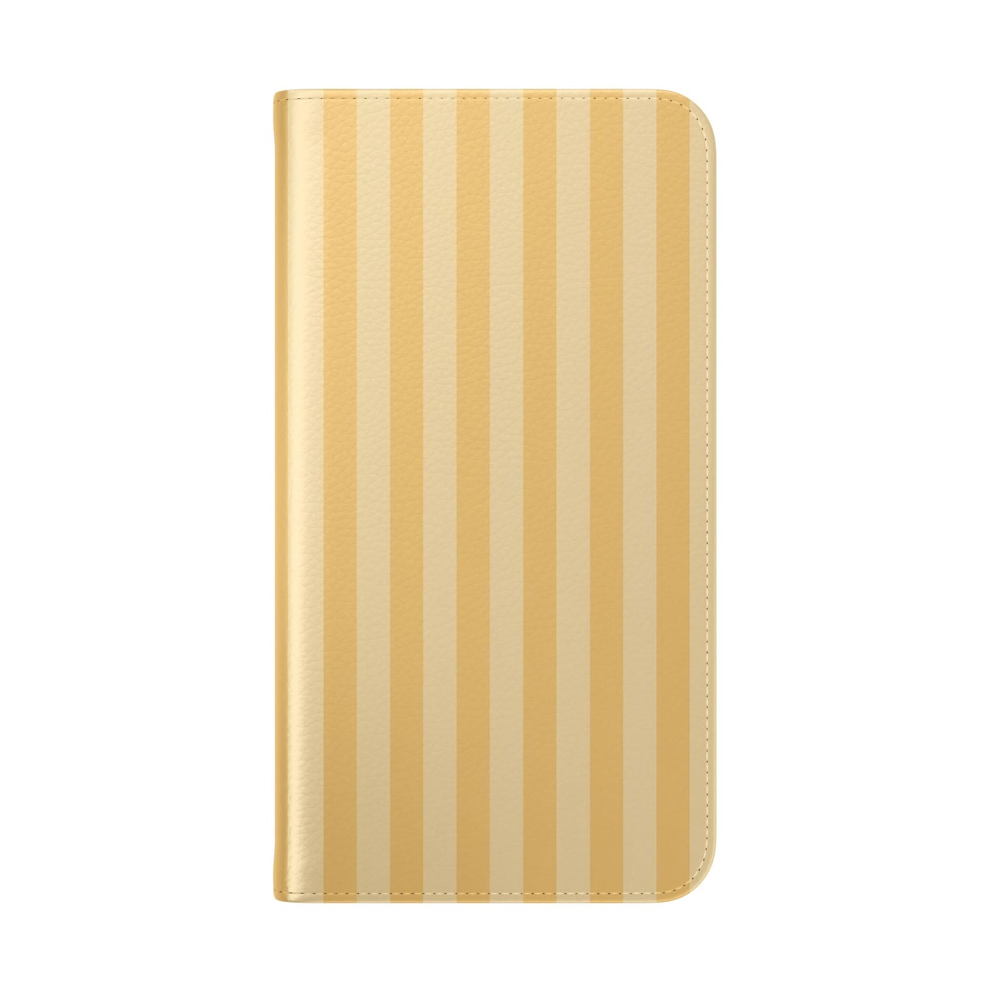 Buttercup Stripe Vegan Leather Flip Case