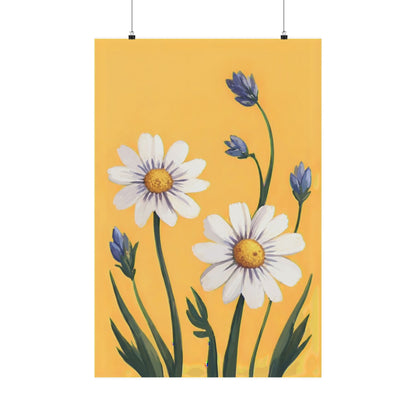 Spring Daisies Art Poster