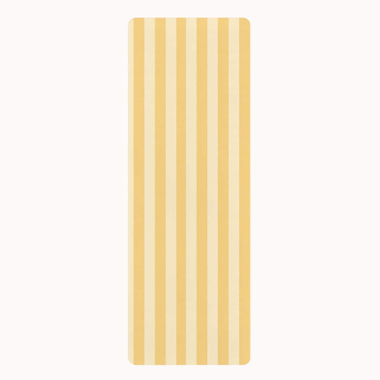 Buttercup Stripe Rubber Yoga Mat