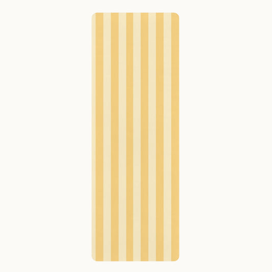 Buttercup Stripe Rubber Yoga Mat