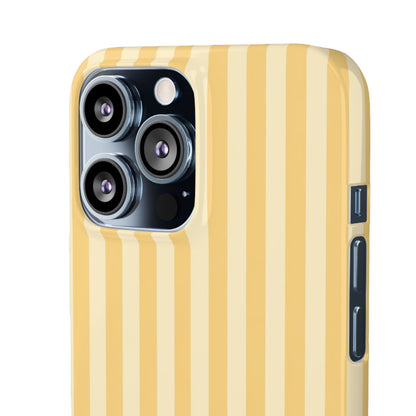 Buttercup Stripe Snap Phone Case