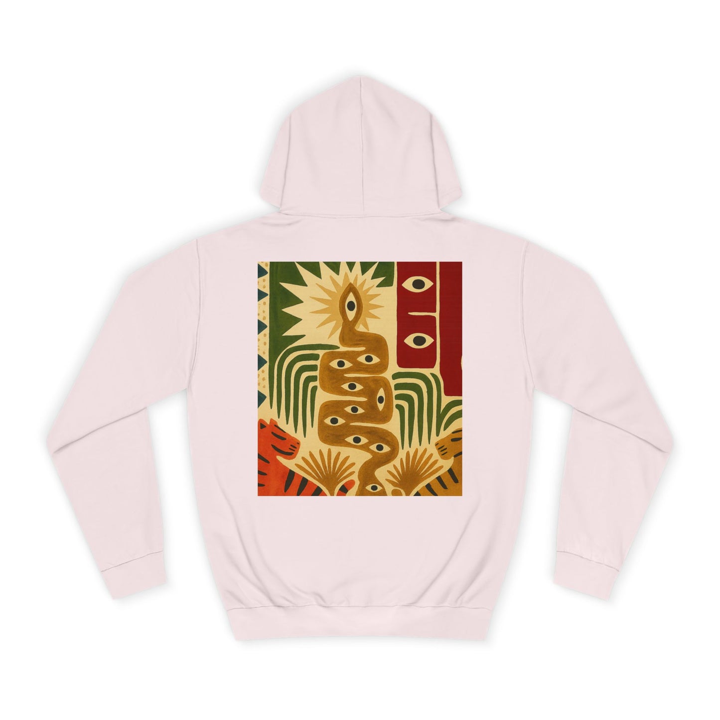 Colorful Unisex College Hoodie, Trendy Gift for Students, Cozy Sweatshirt, Perfect for College Life, Comfy Apparel for School Events, [...] Hoodie 2 - Pattern TEST7