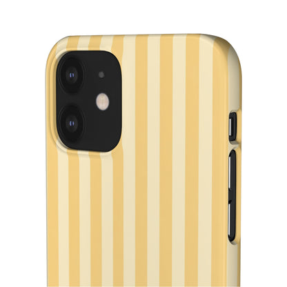 Buttercup Stripe Snap Phone Case