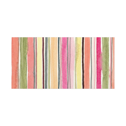 Summer Stripe Stretched Canvas Wall Art