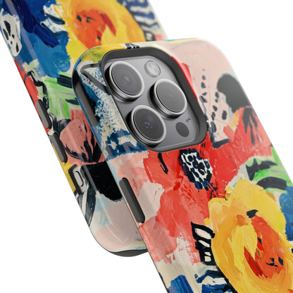 Abstract Flora Magnetic Phone Case