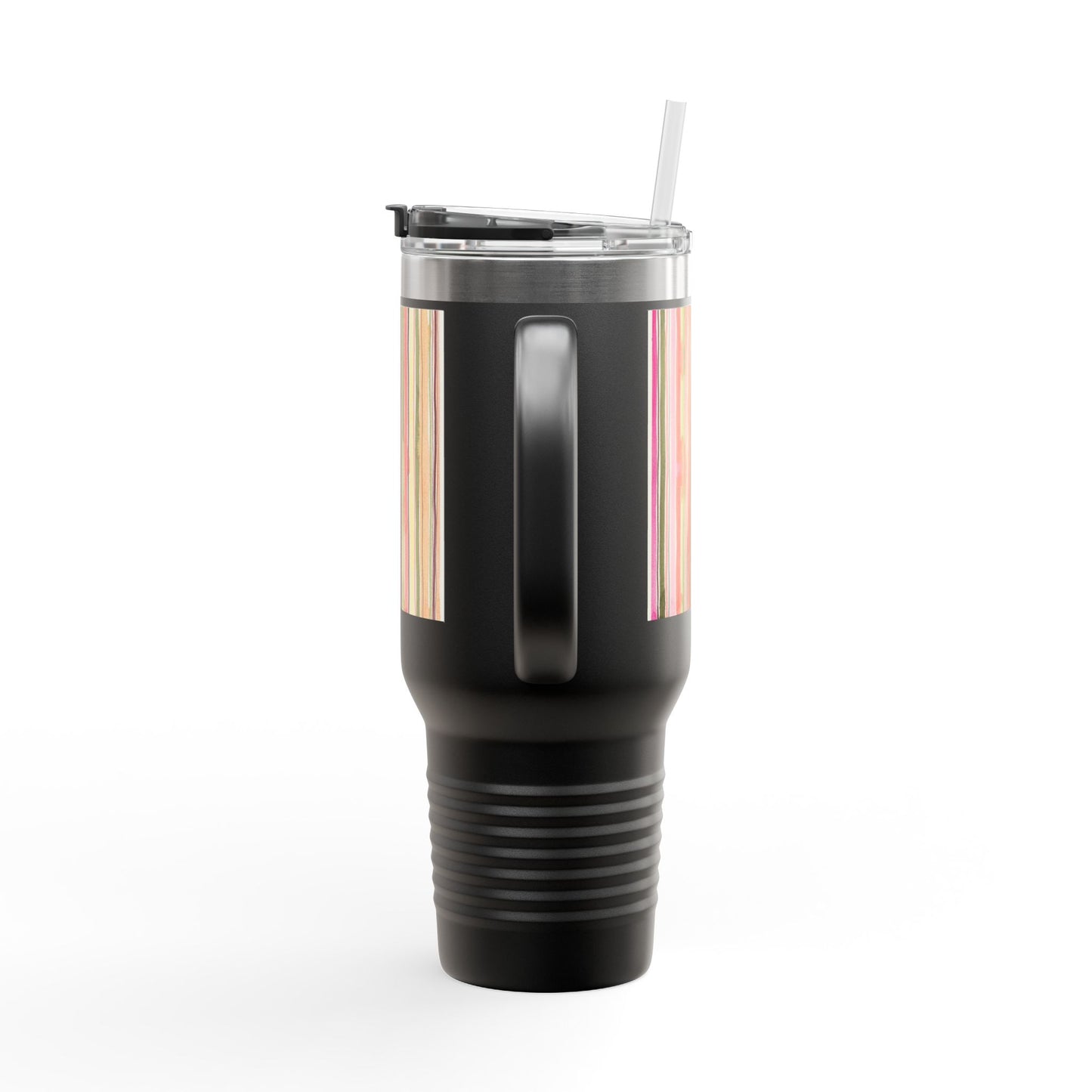 Summer Stripe 40oz Insulated Travel Mug