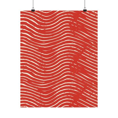 Scarlet Tide Art Poster