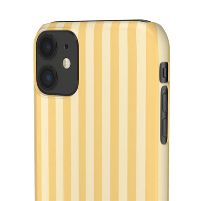Buttercup Stripe Snap Phone Case