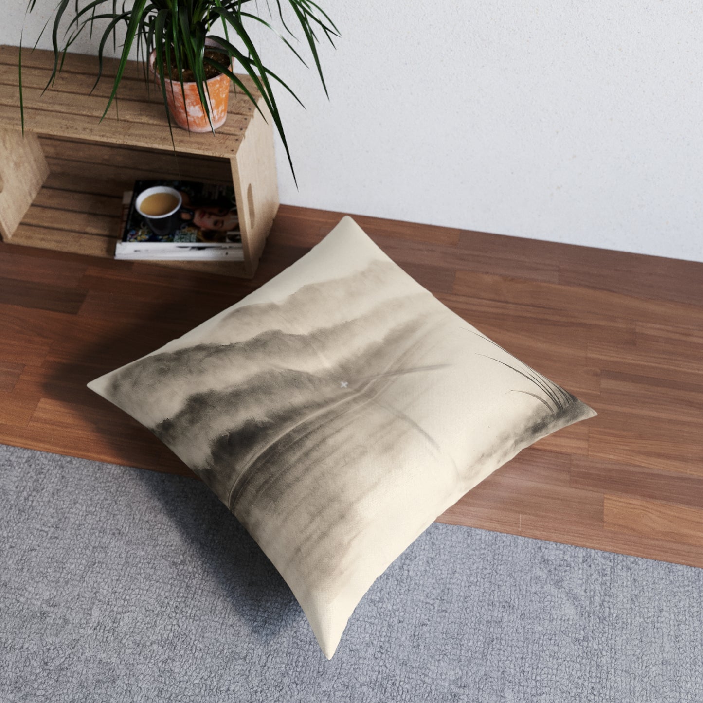 Square Tufted Floor Pillow