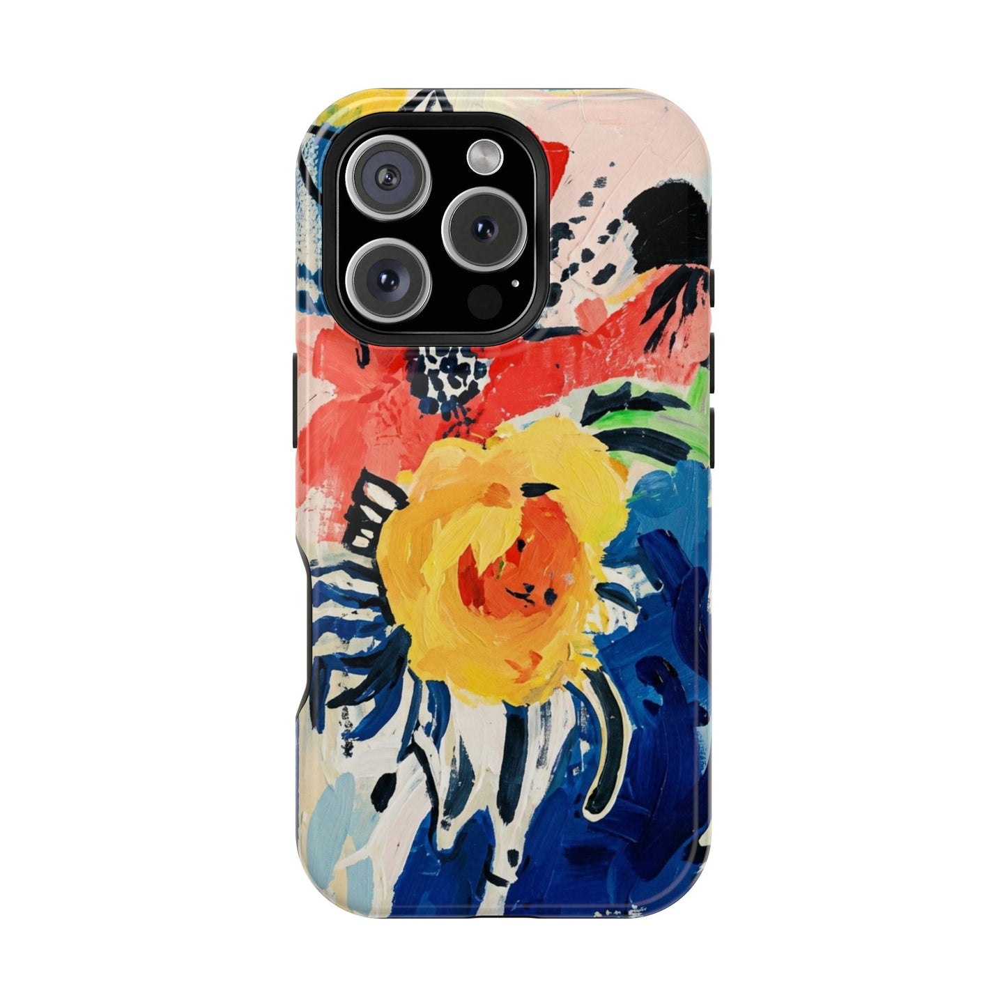 Abstract Flora Magnetic Phone Case