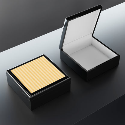Buttercup Stripe Jewelry Box