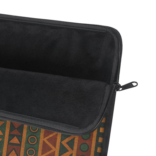Tribal Pattern Laptop Sleeve | Boho Chic Tech Accessory, Modern Geometric Design for Students, Gifts for Her, Back to School