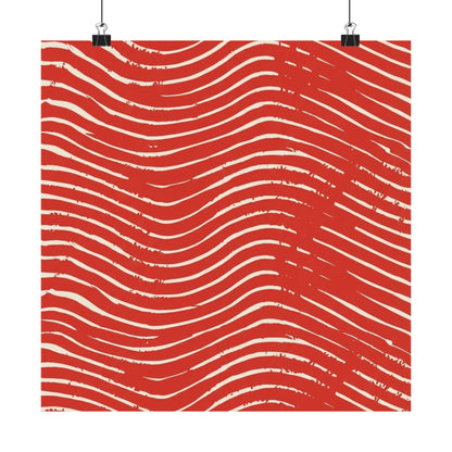 Scarlet Tide Art Poster