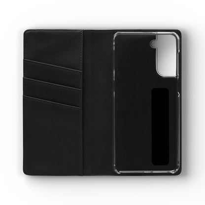 Abstract Flora Vegan Leather Flip Case