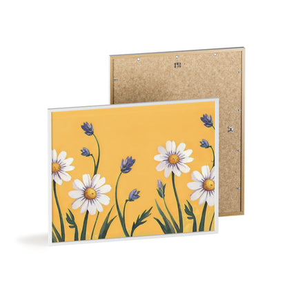 Spring Daisies Wood Framed Posters
