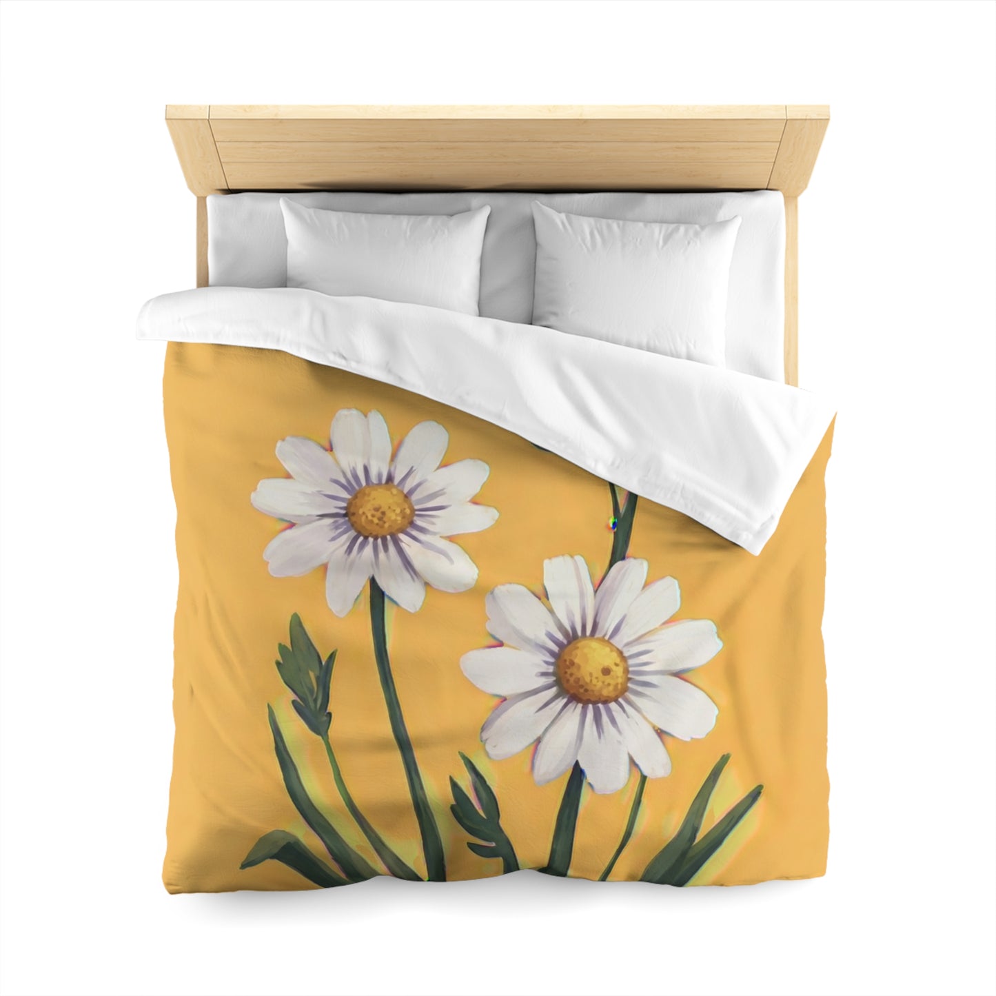 Spring Daisies Microfiber Duvet Cover