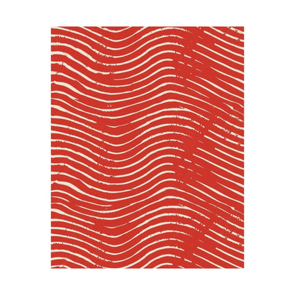 Scarlet Tide Art Poster