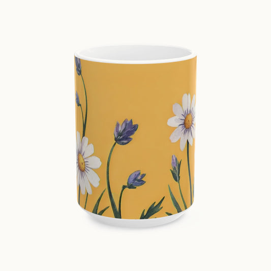 Spring Daisies Ceramic Mug