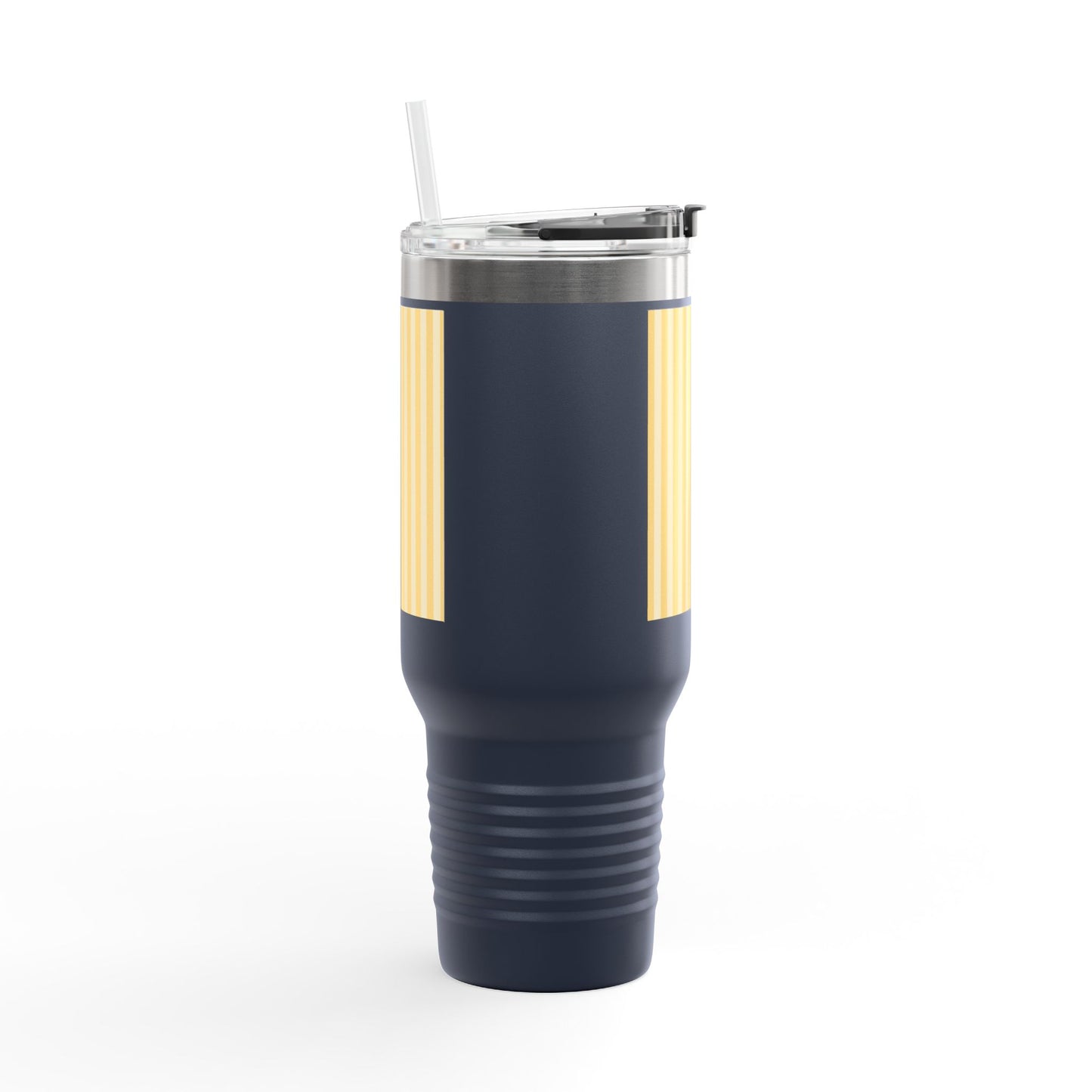 Buttercup Stripe 40oz Insulated Travel Mug