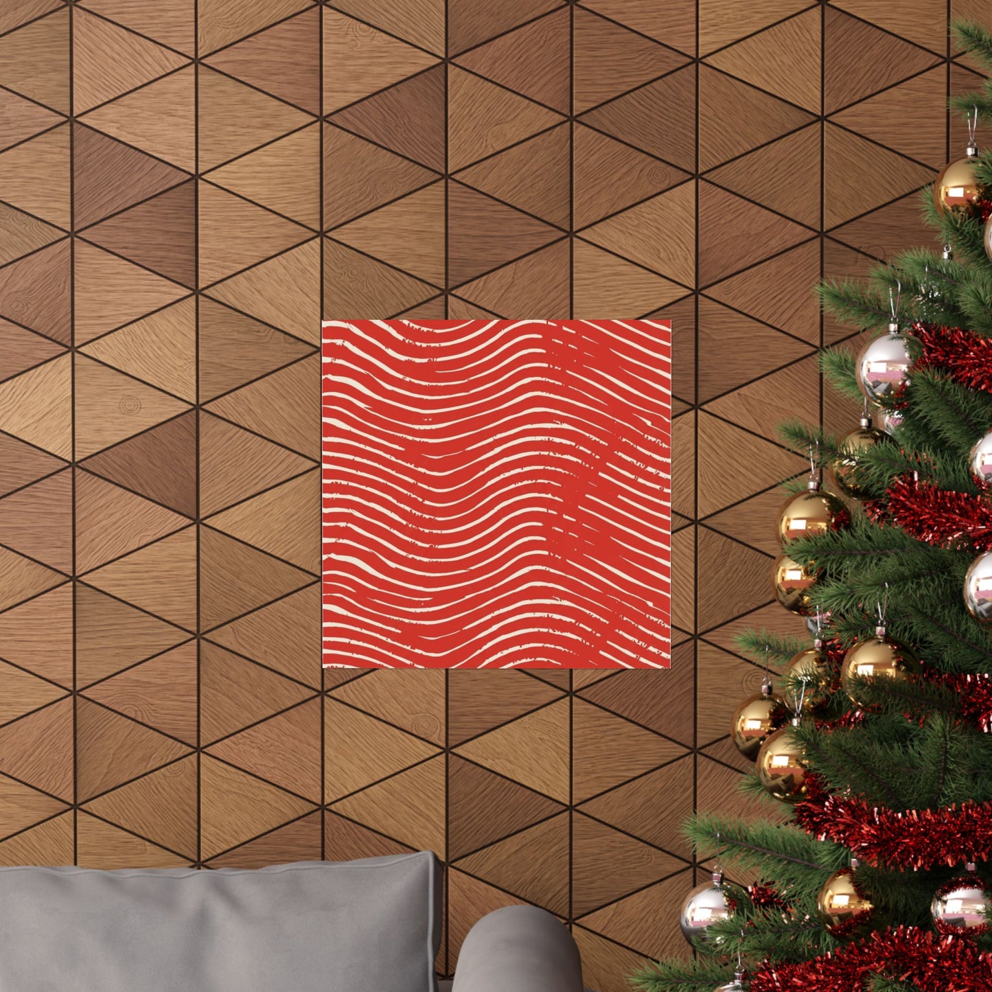 Scarlet Tide Art Poster