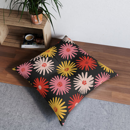 Square Tufted Floor Pillow