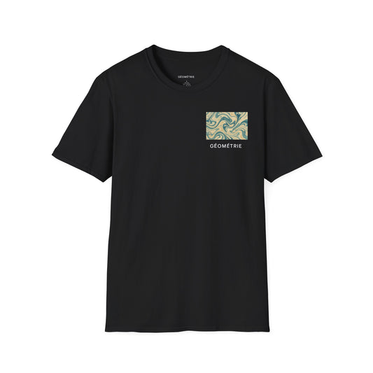 Geo Pattern Unisex Softstyle T-Shirt | Casual Everyday Tee, Graphic Shirt, Gift for Him/Her, Trendy Wear, Artsy Style (Pattern 06)