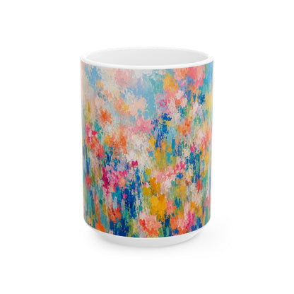 Chromatic Meadow Ceramic Mug