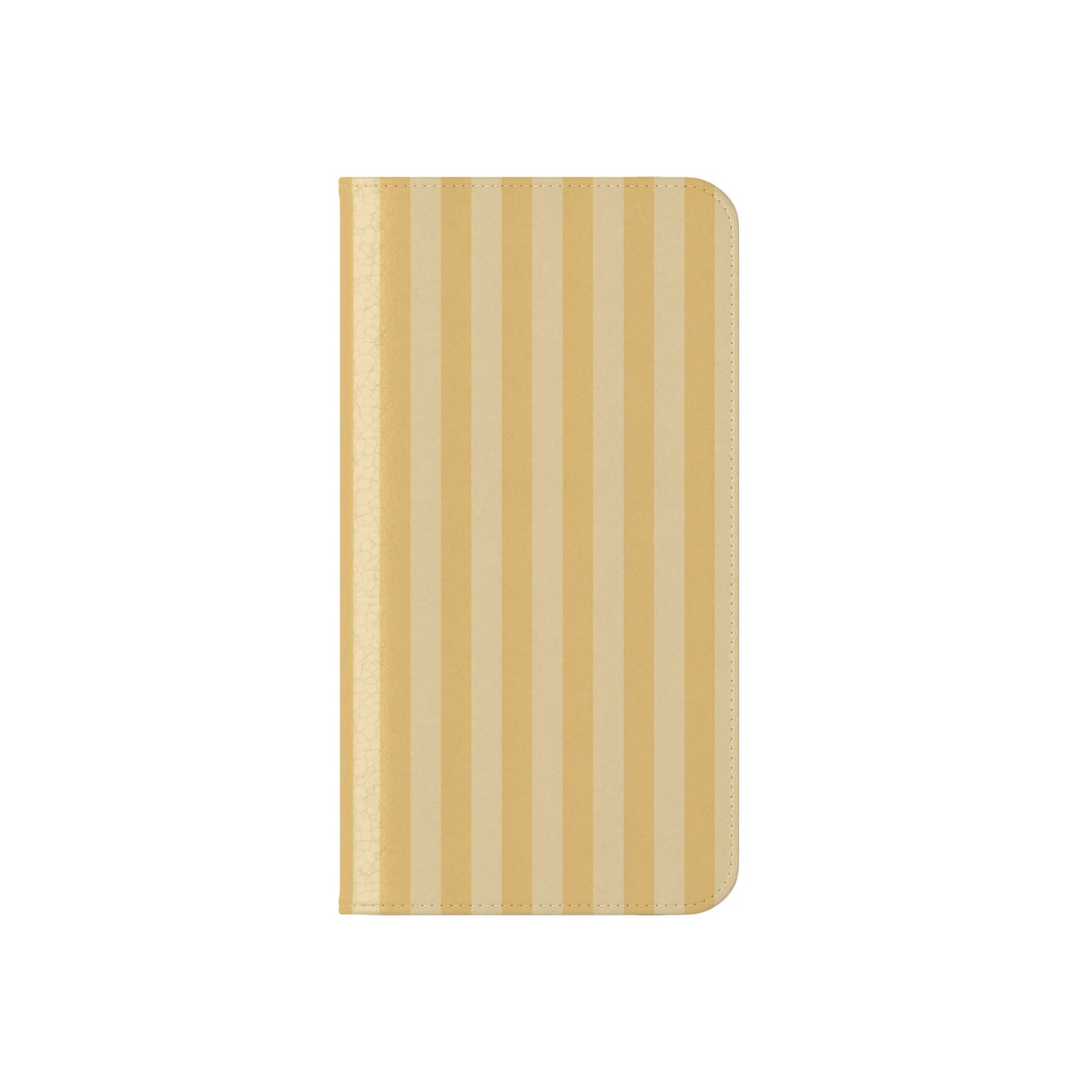 Buttercup Stripe Vegan Leather Flip Case