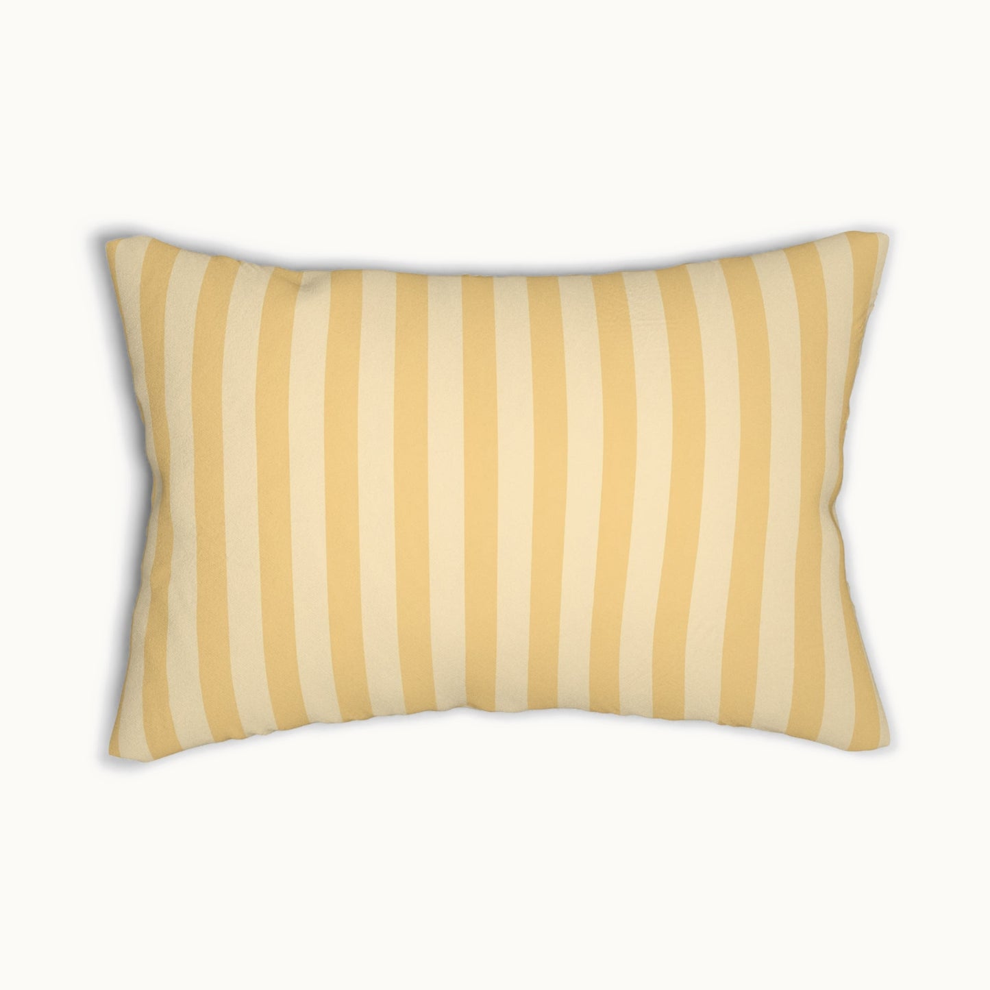 Buttercup Stripe Rectangular Throw Pillow