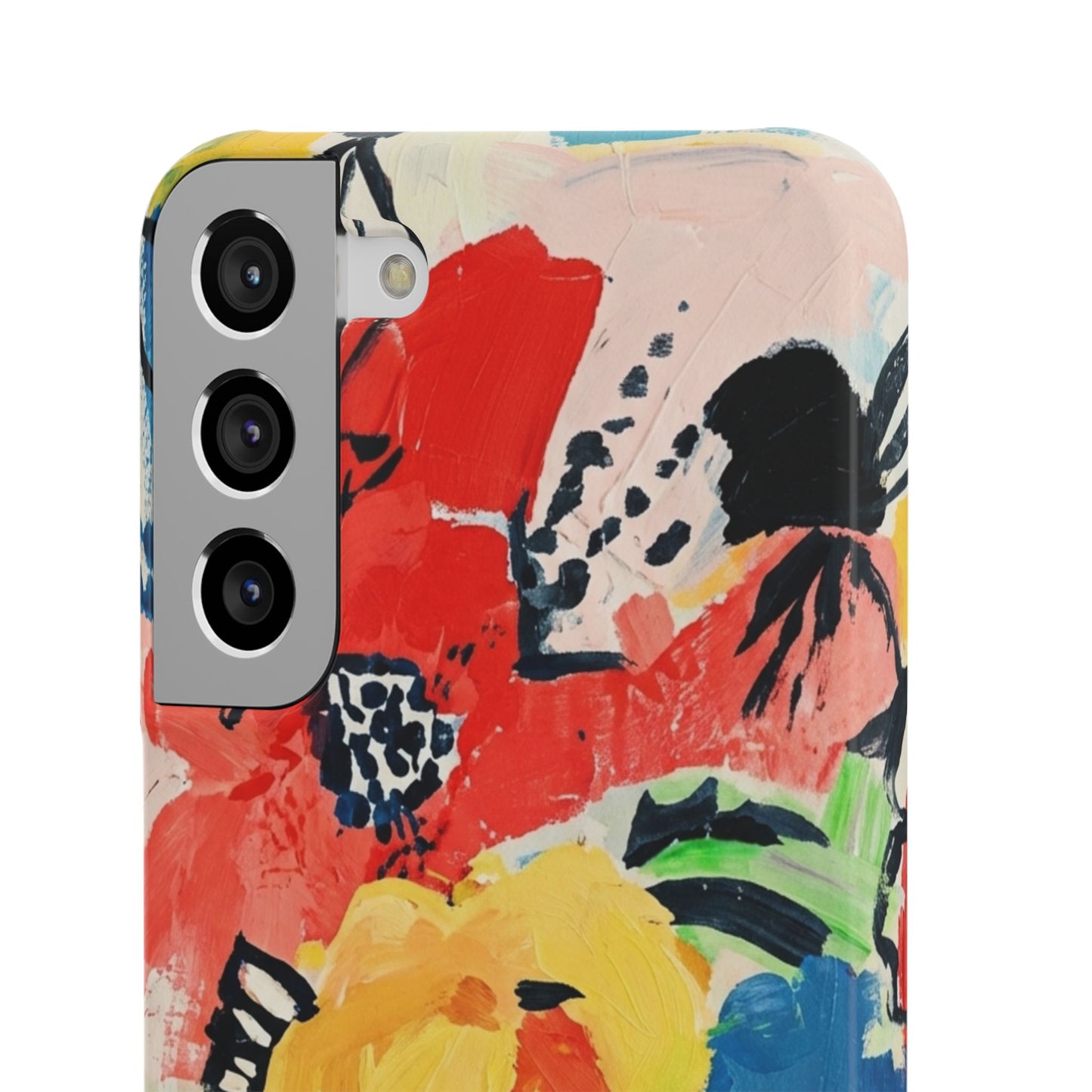 Abstract Flora Snap Phone Case