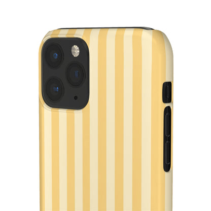 Buttercup Stripe Snap Phone Case