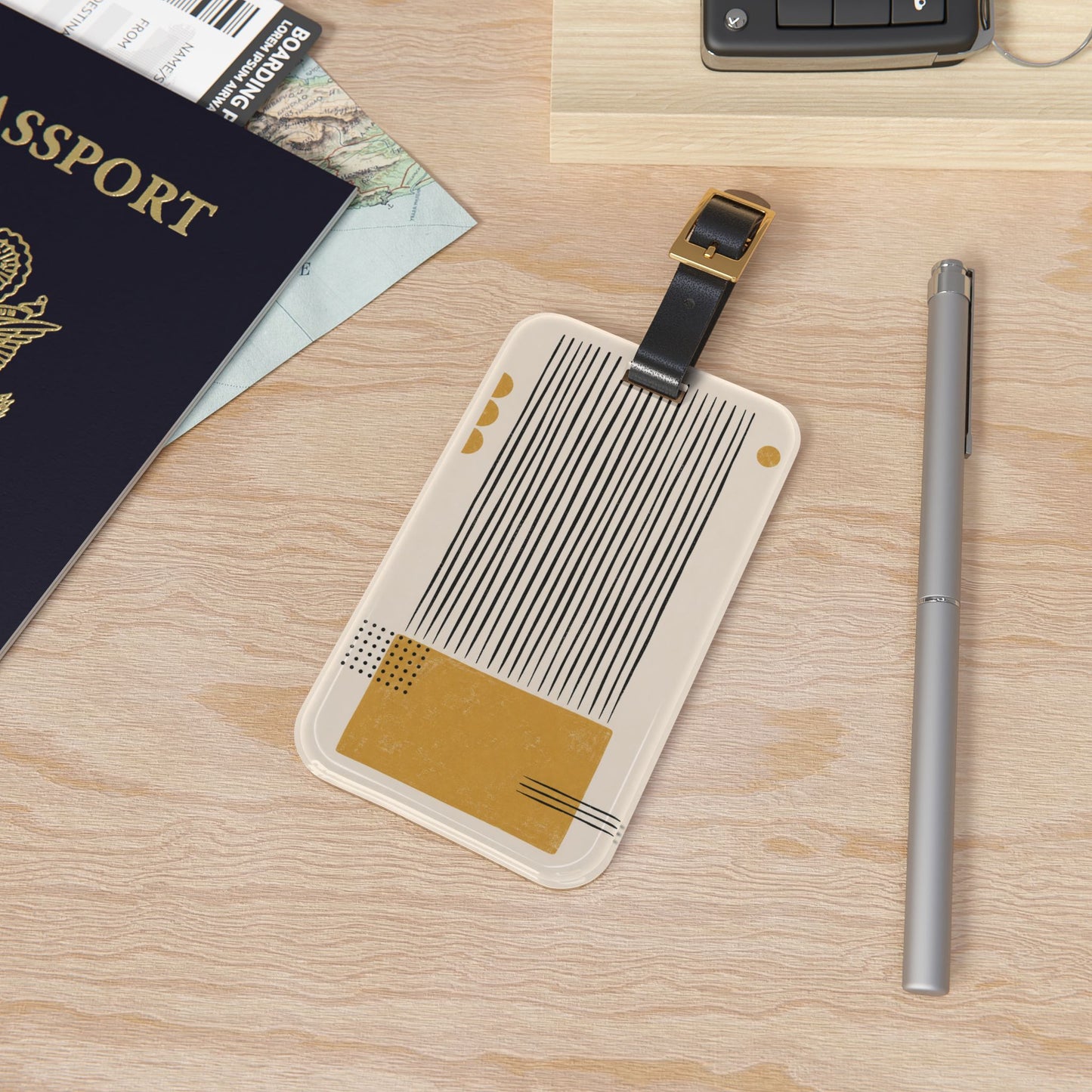 Ochre Cadence Luggage Tag