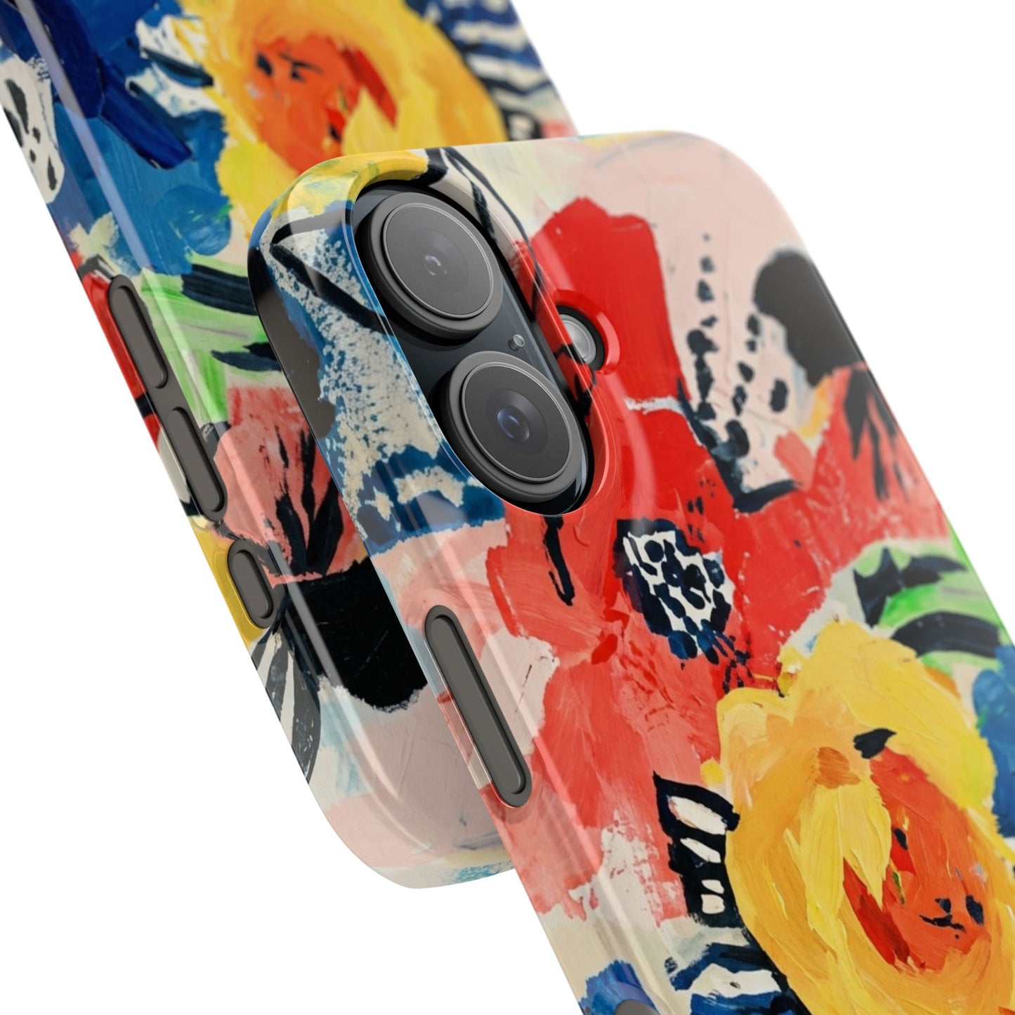 Abstract Flora Snap Phone Case