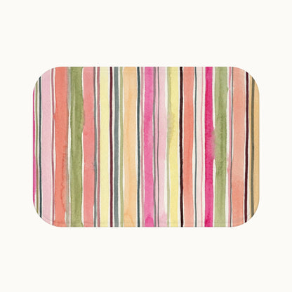 Summer Stripe Bath Mat