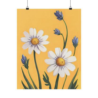 Spring Daisies Art Poster