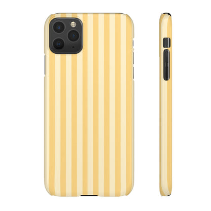 Buttercup Stripe Snap Phone Case