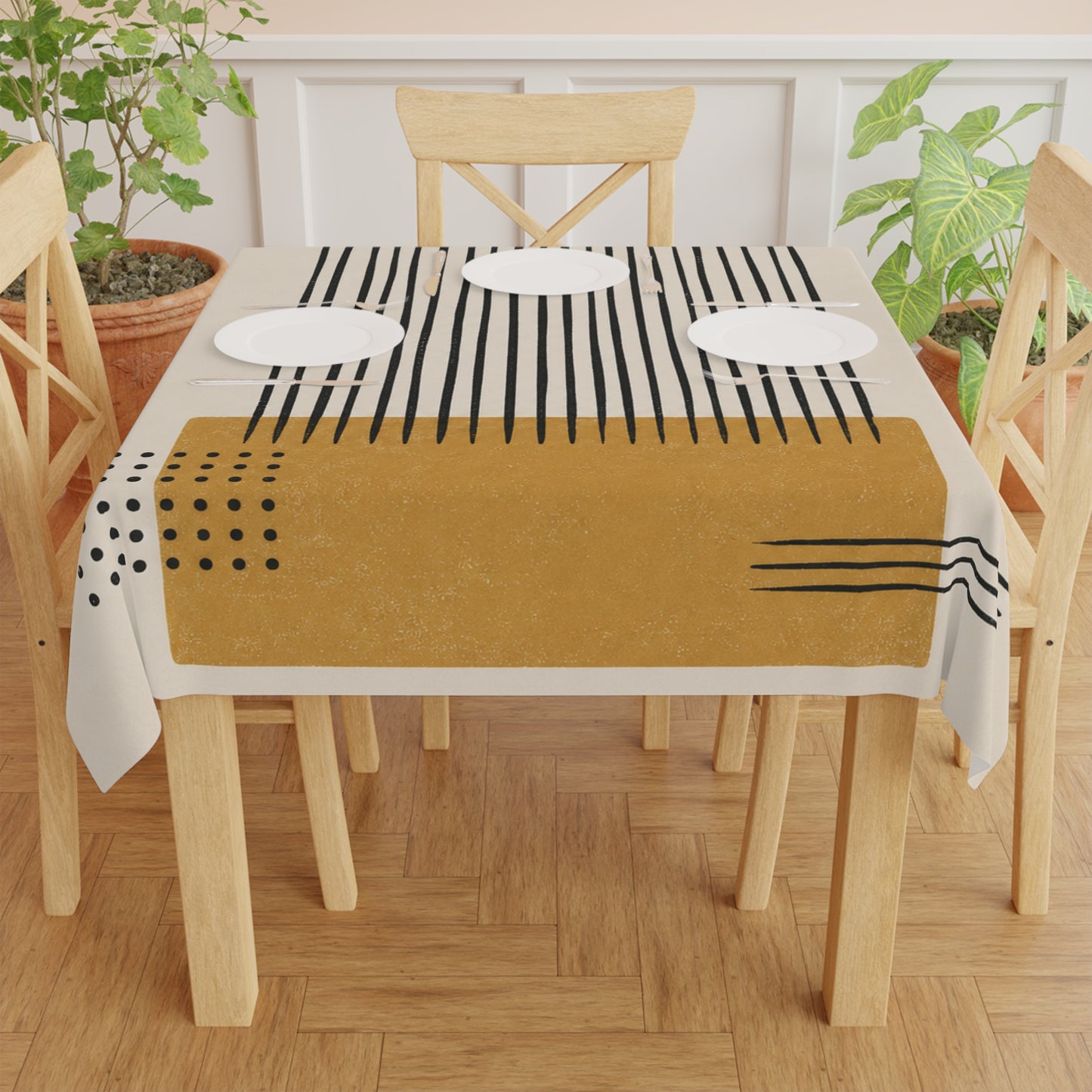 Ochre Cadence Tablecloth