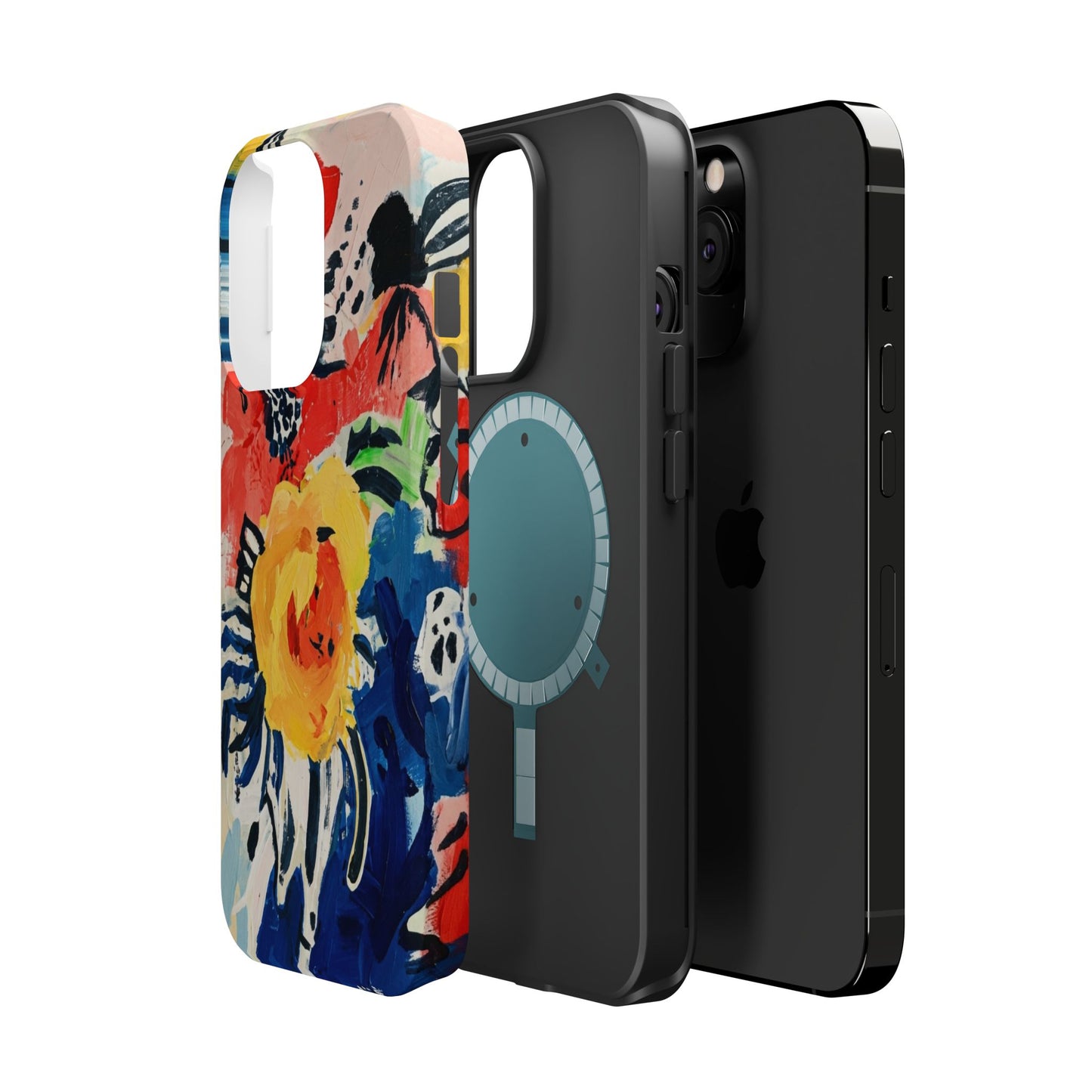 Abstract Flora Magnetic Phone Case