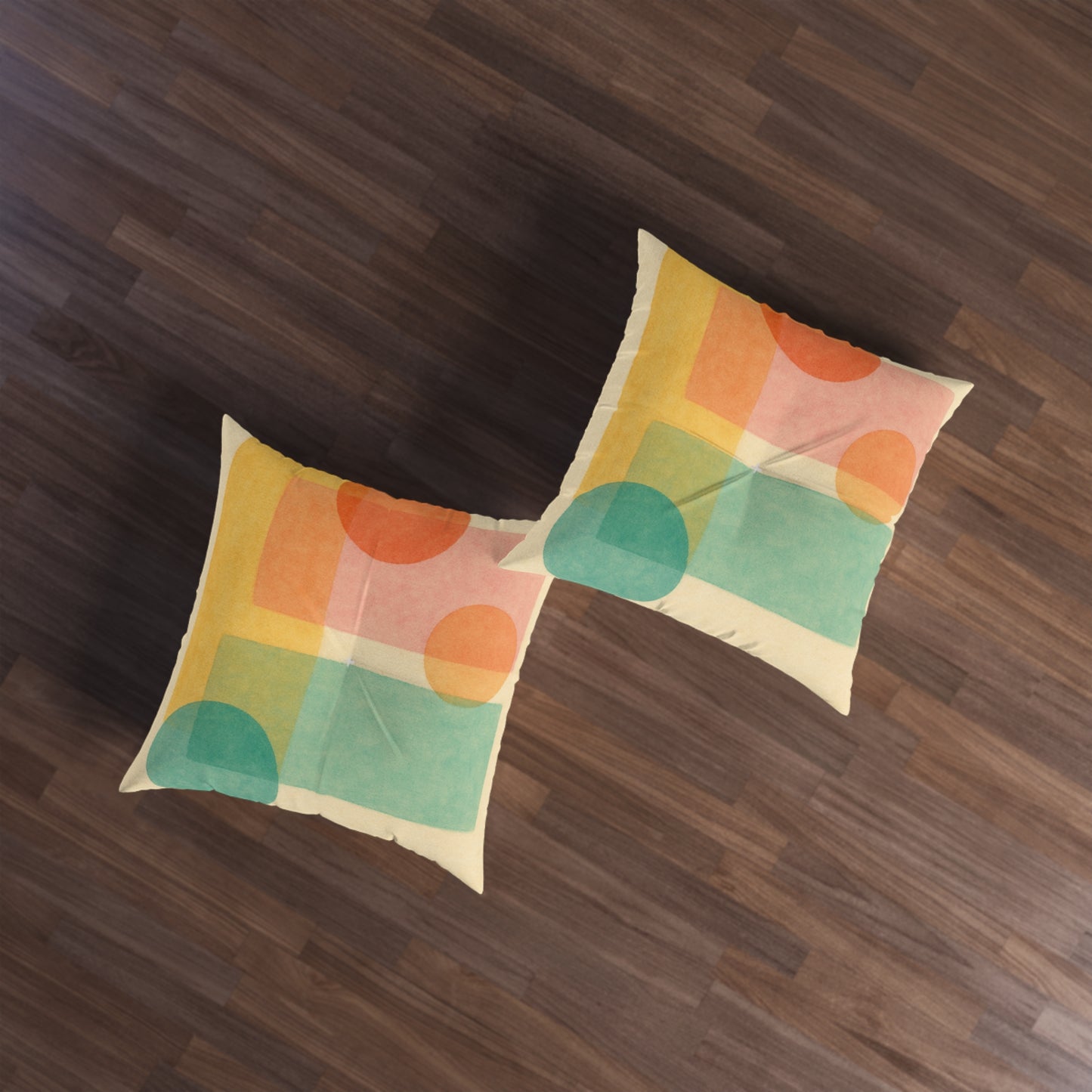 Square Tufted Floor Pillow
