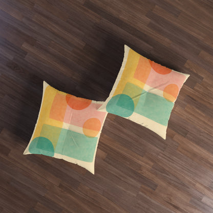 Square Tufted Floor Pillow