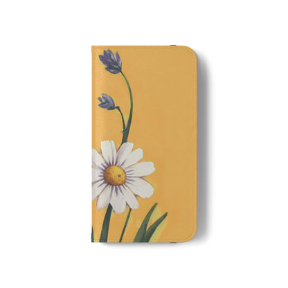 Spring Daisies Vegan Leather Flip Case
