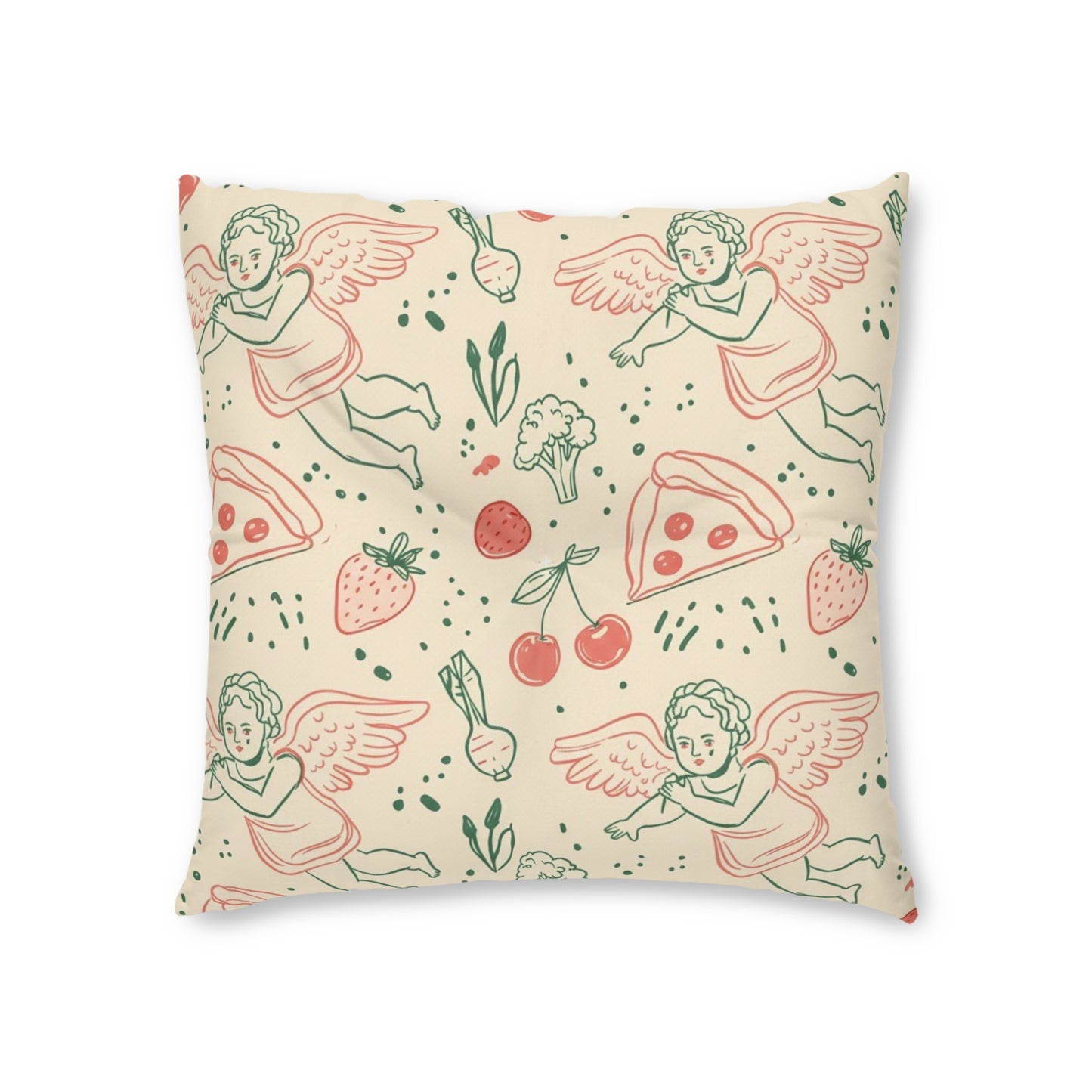 Square Tufted Floor Pillow