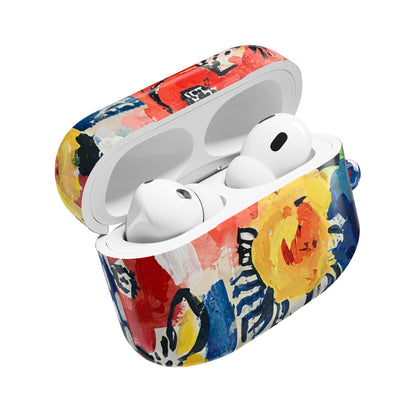 Abstract Flora AirPod Cases