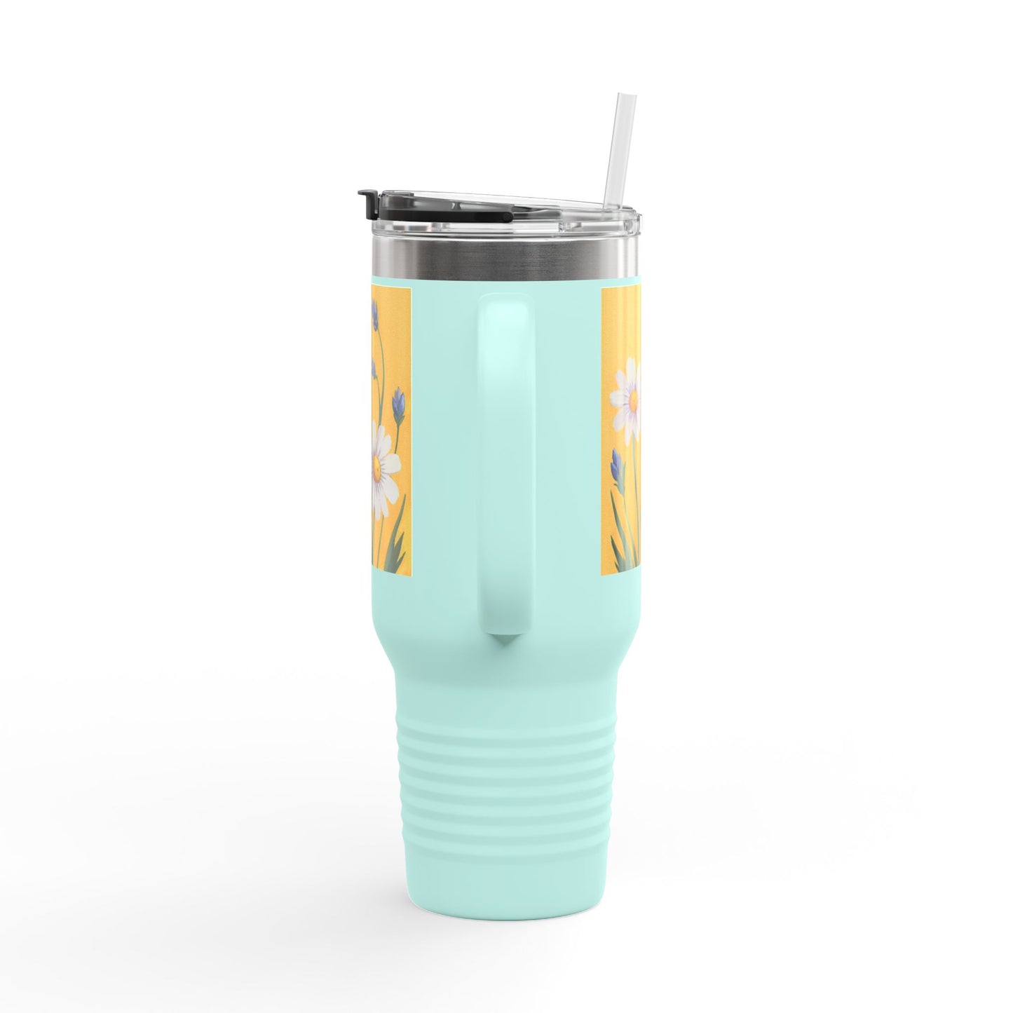 Spring Daisies 40oz Insulated Travel Mug