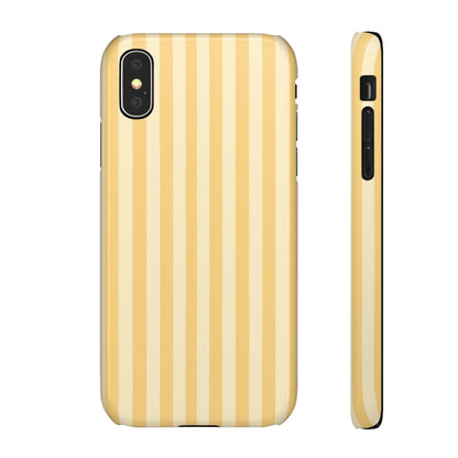 Buttercup Stripe Snap Phone Case
