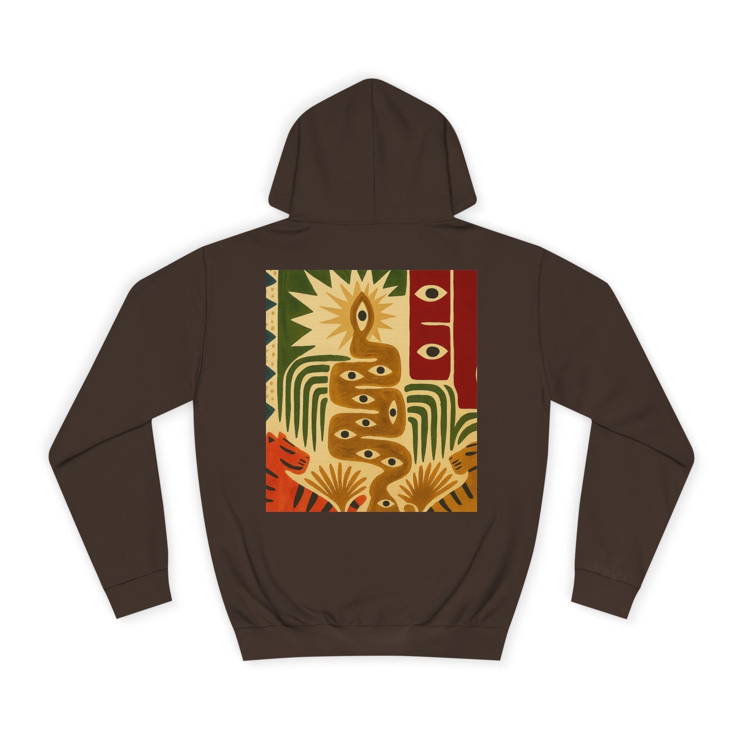 Colorful Unisex College Hoodie, Trendy Gift for Students, Cozy Sweatshirt, Perfect for College Life, Comfy Apparel for School Events, [...] Hoodie 2 - Pattern TEST7