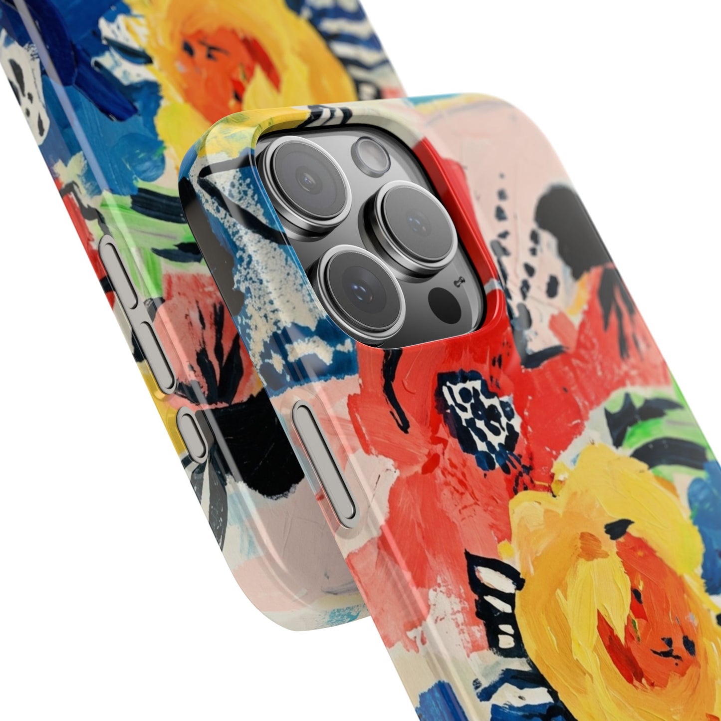 Abstract Flora Snap Phone Case