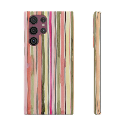 Summer Stripe Snap Phone Case