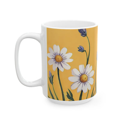 Spring Daisies Ceramic Mug