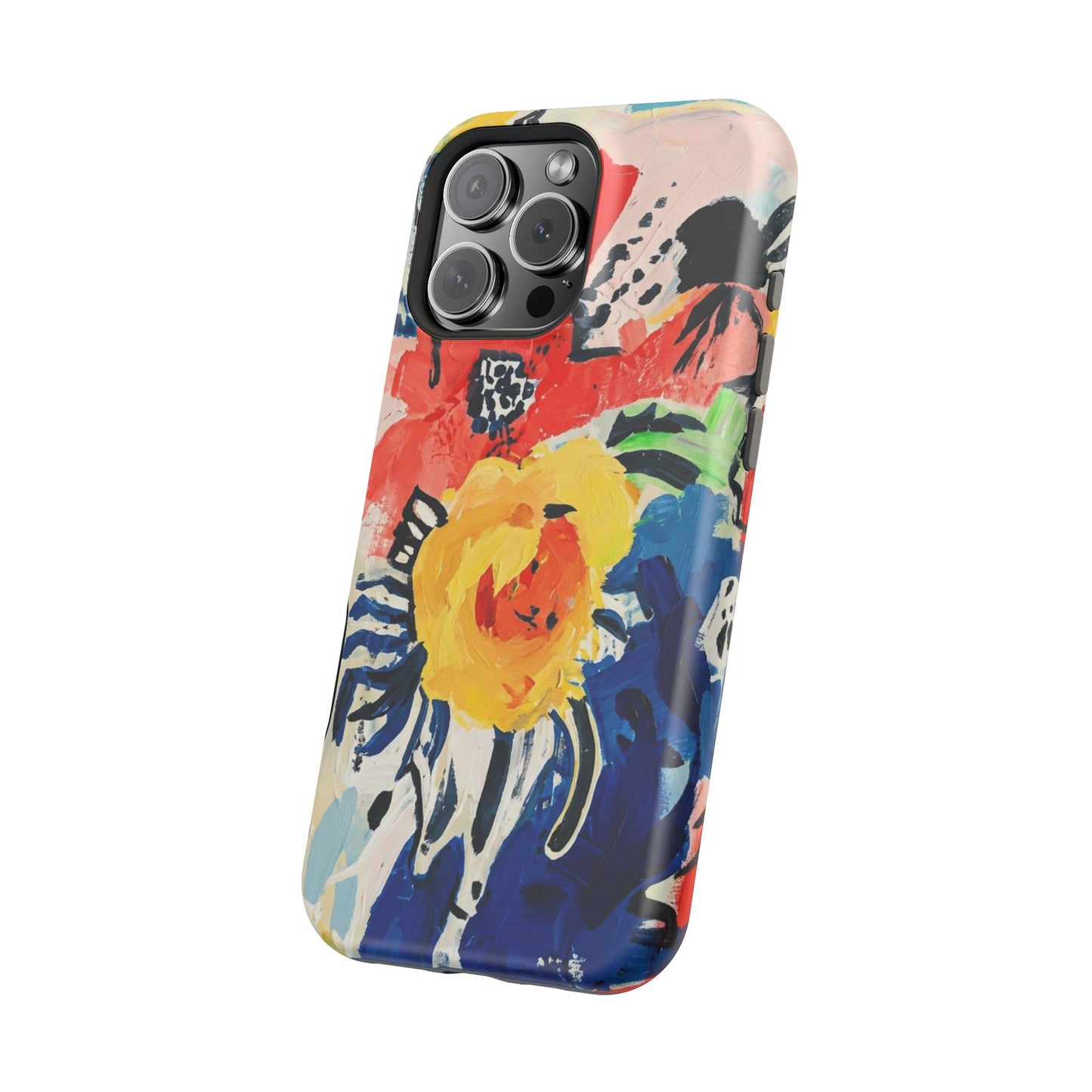 Abstract Flora Magnetic Phone Case